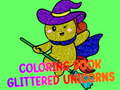 Spill Coloring Book Glittered Unicorns