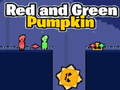 Spill Red and Green Pumpkin