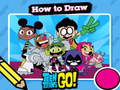 Spill Hot to Draw Teen Titans Go!
