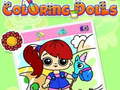 Spill Coloring Dolls