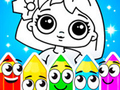 Spill Coloring Dolls