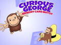Spill Curious George Memory Card Match