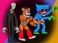 Spill Monsters Attack Among Us Squad