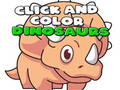 Spill Click And Color Dinosaurs