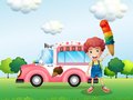 Spill Trucks For Kids Coloring