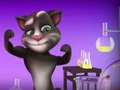Spill Talking Tom in Laboratory