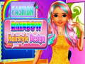 Spill Fashion Rainbow Hairstyle Design