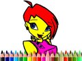 Spill Back To School Winks Coloring Book