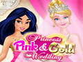 Spill Princess Pink And Gold Wedding