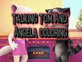 Spill Talking Tom and Angela Coloring