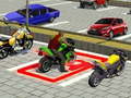 Spill Superhero City Bike Parking Game 3D