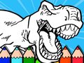 Spill Coloring Dinos For Kids