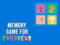 Spill Memory Game for Childrens