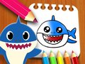 Spill Baby Shark Coloring Book