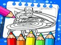 Spill Captain America Coloring Book 