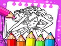 Spill Barbie Coloring Book 