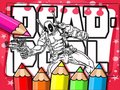 Spill Deadpool Coloring Book