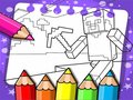 Spill Minecraft Coloring Book