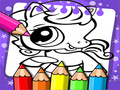 Spill Littlest Pet Shop Coloring Book