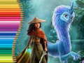 Spill Coloring Book for Raya And The Last Dragon