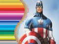 Spill Coloring Book for Captain America