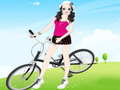 Spill Bicycle Girl Dressup