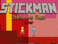 Spill Stickman Steve vs Alex Nether