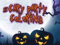 Spill Scary Party Coloring