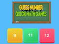 Spill Guess number Quick math games