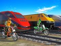 Spill Bike vs Train