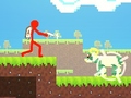 Spill Red Stickman vs Monster School 2