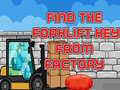 Spill Find The Forklift Key From Factory 