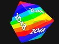 Spill Cubes 2048 3D with Numbers