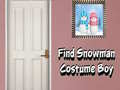 Spill Find Snowman Costume Boy