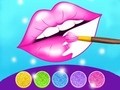 Spill Glitter Lips Coloring Game