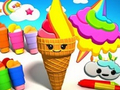Spill Coloring Book: Ice Cream