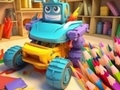 Spill Coloring Book: Transforming Car Robot