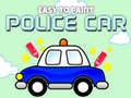 Spill Easy to Paint Police Car