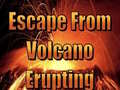 Spill Escape From Volcano Erupting
