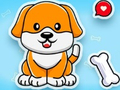 Spill Coloring Book: Cute Dog