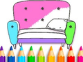 Spill Coloring Book: House Decoration