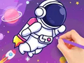 Spill Coloring Book: Astronaut