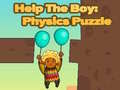 Spill Help The Boy: Physics Puzzle