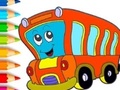 Spill Coloring Book: Bus