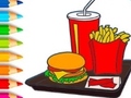 Spill Coloring Book: Hamburger