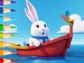 Spill Coloring Book: Sailing Rabbit