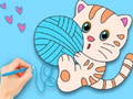 Spill Coloring Book: Cute Cat