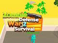 Spill Zombie defense War Z Survival 