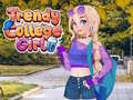 Spill Trendy College Girl