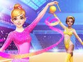 Spill Gymnastics Girls Dress Up Game